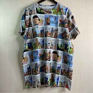 NWT Cakeworthy Disney’s Pinocchio Comic Strip Graphic Short Sleeve Shirt 3XL